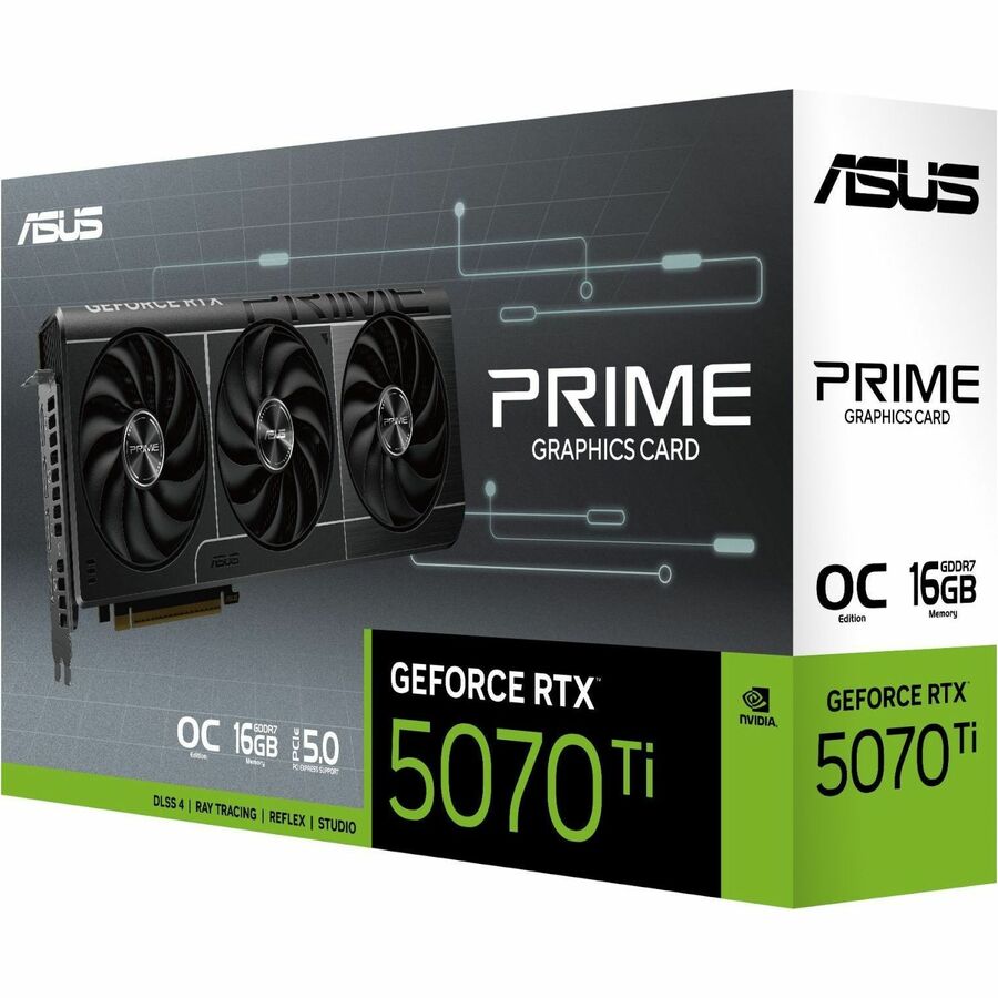 ASUS NVIDIA GeForce RTX 5070 Ti Graphics Card PRIME-RTX5070TI-O16G