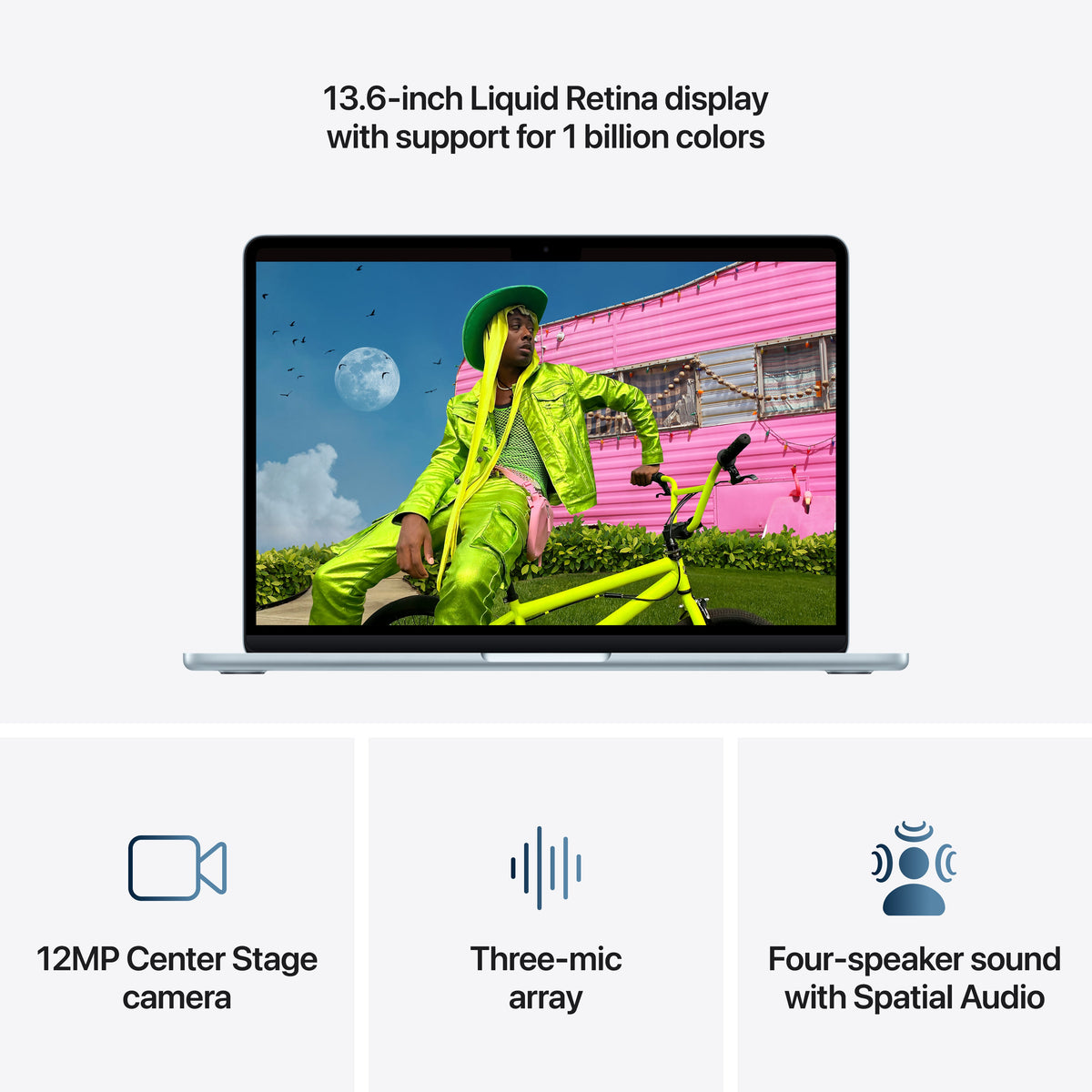 Apple MacBook Air 13-Inch M5 16GB 512GB Sky Blue