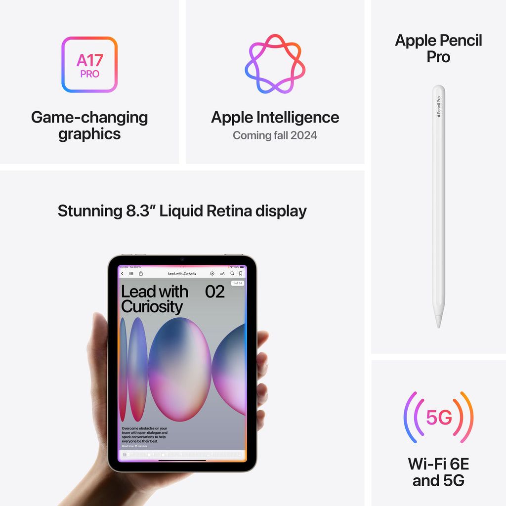 Apple iPad Mini 8.3-Inch A17 Pro