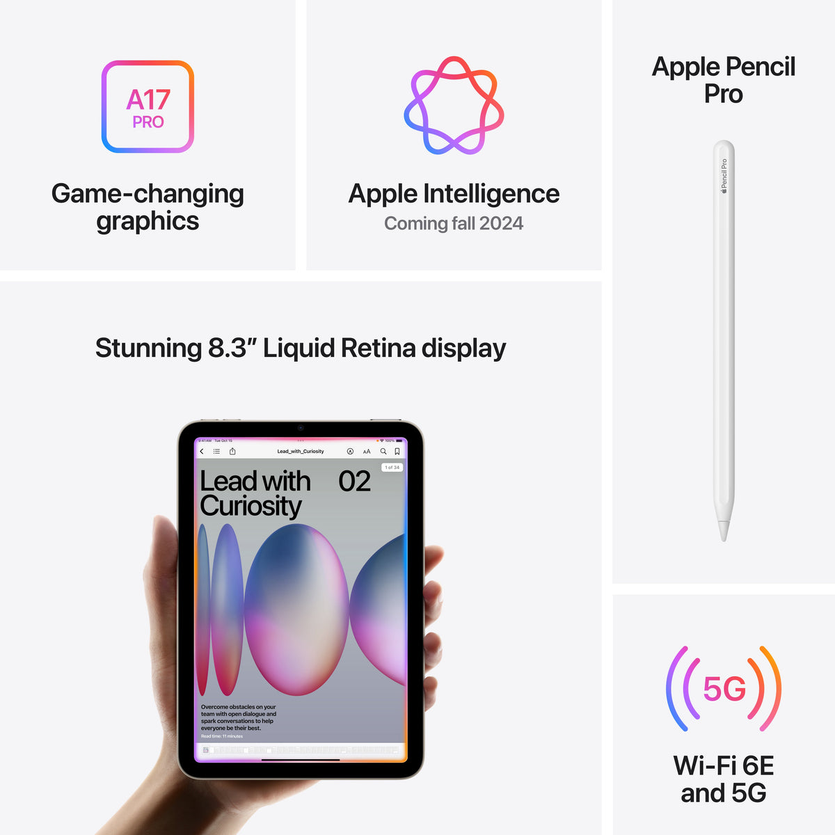 Apple iPad Mini 8.3-Inch A17 Pro