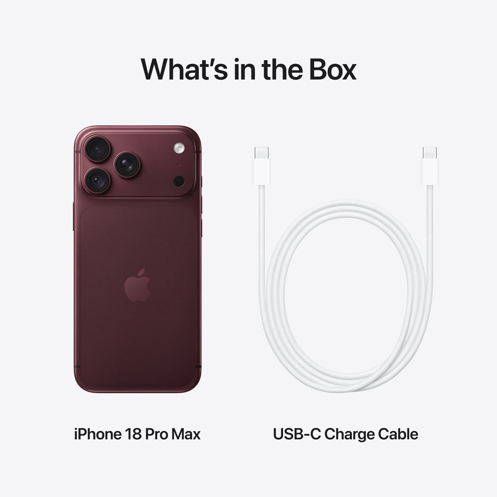 Apple iPhone 18 Pro Max 512GB Burgundy